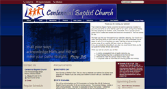 Desktop Screenshot of centennialbaptistchurch.com